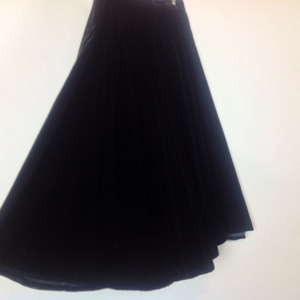 Vintage Charter Club Velvet Maxi Skirt Womens 18 - Picture 2 of 4